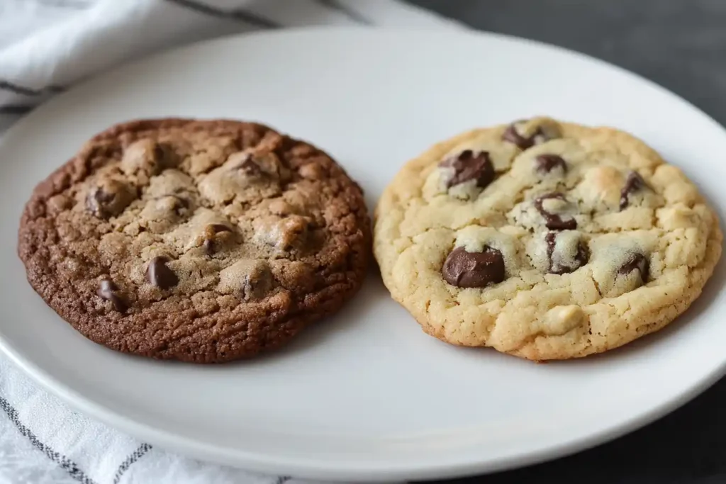 Comparison of cookies baked with and without corn syrup